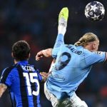 Manchester City Inter, il SIPARIETTO tra Haaland e Acerbi a fine match! Il gigante norvegese REAGISCE cosi alla partita del difensore – FOTO